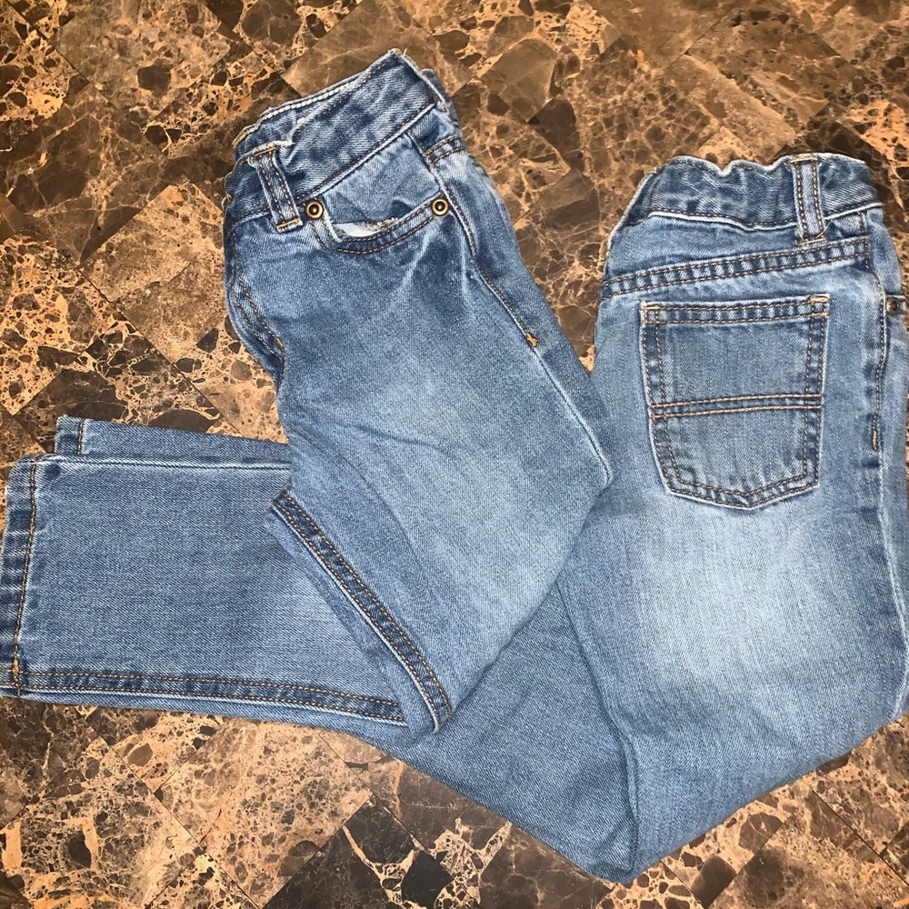 Straight leg jeans